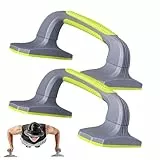 Push Up Handles, Floor Press Stand Bars, Non Slip Muscle Training Equipment, Ergonomic Grip Strength Holders, Excellent for Office, Garage, Home, Backyard, Gym, Apartment, Outdoor