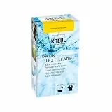 KREUL 98522 - Batik-Textilfarbe Yellow Sunflower, 70 g, Farbpulver zum Batiken und Färben von Textilien