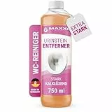 Maxxi Clean | 750 ml Urinsteinentferner [Extra Stark] | Extrem kraftvoller & sparsamer WC-Reiniger | Entfernt hartnäckigste Ablagerungen wie Urinstein & Kalkstein