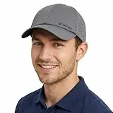 TOP-EX UVCoolix™ Sonnenschutz Kühlende Baseballkappe Herren Sommer Atmungsaktiv Leichte Sport Kappe mit Wasserabweisend Schnelltrocknend Mesh Lauf Fitness Cap Dunkelgrau M/L