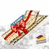 Coemo Partner-Set 2 x Lattenrost MULTIRA 90 x 200 cm 7-Zonen 28 Leisten Kopfteil und Härtegrad verstellbar