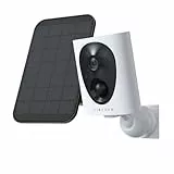 VIRTAVO 2K 3MP Überwachungskamera Aussen Solar, Kamera Aussen Akku, Starlight Farb‑Nachtsicht, 2.4GHz Kabellos mit PIR‑Bewegungserkennung, 2‑Wege Audio, SD/Cloud ohne Pflicht‑ABO, SF1-Pro
