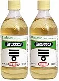MIZKAN Reis-Getreideessig, 4,2 Prozent Säure, Kokumotsu Su, für Sushi - 1 x 500 ml (Packung mit 2)