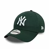 New Era New York Yankees MLB League Essential Grün Weiß Verstellbare 9Forty Cap - One-Size