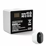 WAEUUKKPO Akku für Arlo Pro 4,Pro 3, 5500mAh A-4A Ersatz-Akku Wiederaufladbare Lithium-Batterien für Ultra,Ultra 2, VMA5400 VMC5040 VMS5240 VMC4040P VMC4041P Kameras (1 Stück)