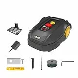 LANDXCAPE 18V (20V MAX) 300m² Rasenmähroboter LX850, 3-Klingen-Mulch-/Schneidesystem, leise und zuverlässig, Sicherheitssensor, digitales Display