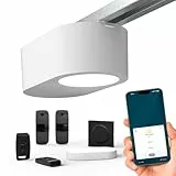 Somfy 1246362 - Motorisierungsset für Garagentore Serenia® 1100 io + Connectivity Kit, inkl. Wandsteuerung io + 2 Fernbedienungen, Höhe bis 2.35 m und Breite bis 4.5m, TaHoma Switch kompatibel, weiß