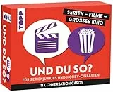 TOPP Serien - Filme - großes Kino: Und du so? 111 Conversation Cards für Serienjunkies und Hobby-Cineasten, Rot