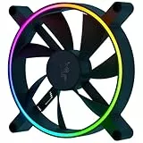 Razer Kunai Chroma - aRGB-PC-Hochleistungslüfter (Leise, leistungsstarke, Bis zu 8 Lüfter anschließen, Unterstützung für PWM-Lüftersteuerung, Razer Chroma) 1 Lüfter - 140MM