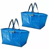 IKEA Frakta Einkaufstasche, groß, Blau, 2 Stück