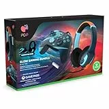PDP - Bundle Casque de jeu stéréo filaire Airlite Blue Tide + Manette de jeu filaire Rematch Blue Tide Pour Xbox Serie