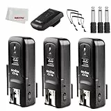 GODOX CT 16 CT-16 Trigger 16 Kanäle Wireless Radio Flash Transmitter + 3 Receiver Set Kompatibel mit Canon Nikon Sony Pentax Olympus Speedlite/Studio Flash
