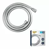 GROHE Vitalioflex Trend - Brauseschlauch (1500 mm, hitzebeständig, knickfest, universaler Anschluss), chrom, 28741002