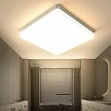 OTREN Deckenlampe LED Deckenleuchte Flach, Badezimmer Lampe IP44, Panel LED 22W für Schlafzimmer Küche Keller Balkon, 3000K Ø20CM
