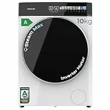 Cecotec Waschmaschine Frontlader Bolero DressCode 10900 Inverter FullColor A max. 2000W, 1400 U/min, 11 Programme, Motor Inverter Plus, SteamMax, FullColor-Display mit 10,3 Zoll
