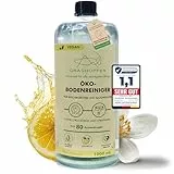 GRASHÜPFER® Öko Bodenreiniger für Wischroboter [ZITRUSBLÜTE] - Wischroboter Reinigungsmittel kompatibel mit Roborock, Dreame, Ecovacs & Co. geeignet für Laminat, Parkett, Vinyl & Fliesen - 1000ml