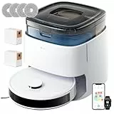 LEFANT M3 Gen2 Saugroboter mit Wischfunktion, 12000 Pa Saugleistung, Automatische Staubentleerung, LiDAR Navigation, Teppicherkennung, Freemove 3.0 App & Sprachsteuerung, 8 Wochen Hands-Free Reinigung