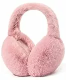 Unning Winter Ohrenwärmer Damen Verstellbar & Faltbare Ohrenschützer Mode Kunstpelz Weich Ohrenschütz Plüsch Ear Muffs for Women