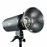 Walimex pro Campaigner 400 HS Studioblitz mit integriertem 2,4 GHz Empfänger, Blitzgerät 400 Ws mit Reflektor, Fotoblitz mit schneller Abbrennzeit, LED-Einstelllicht und Bedienpanel