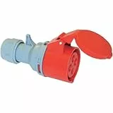 Interflex PCE Schaftverlängerung Schutz 16 A 3-polig + neutral 400 V 6 Stunde/S Rot