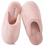 Snug Leaves Damen Flauschige Hausschuhe mit Kunstfell und Memory Foam, Sexy und Klassische Pantoffeln Rose,40/41 EU