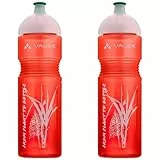 VAUDE Trinkflaschen Bike Bottle Organic, 0,75l, red, one Size, 30376 (Packung mit 2)