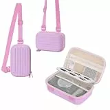 Leayjeen Digitalkamera-Tasche, kompatibel mit VAHOIALD/Rollei/ZAZYZIA/TOAIOHO/Kodak/GUEVWES/DODOSOUL, mit Schultergurt (nur Tasche) Rosa