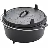 Groenberg Feuertopf Askja Pot 10L Koch Topf Dutch Oven Camping Outdoor Gusseisen
