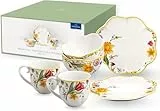 Villeroy & Boch - Spring Awakening Frühstücksset Für 2 Personen, 6 Teilig, Ostergeschirr Set Frühstück, Ostern, Kaffeeservice, Geschirr Frühling, Porzellan