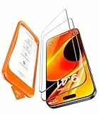 TORRAS Full Screen für iPhone 15 Pro für Panzerglas TOP Bruchsicherheit Schutzglas iPhone 15 Pro Schutzfolie 9H+ Folie [Auto-Installation] Anti-Fingerabdruck, 2 Stück