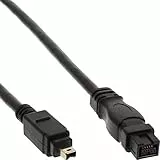 InLine 34901 FireWire 4 auf 9 400/800-Kabel 1m Kabel Verbindung