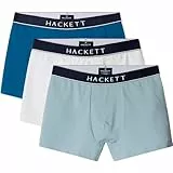 Hackett London Herren Colour Tk 3p Shorts, Blau (Steg Blau), L (3er Pack)