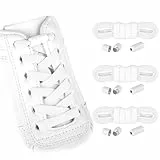 Owelth Elastische Schnürsenkel ohne Binden, Schnürsenkel mit Schnellverschluss Kapseln, Gummi Schuhbänder Schleifenlose Schnürlos, No Tie Shoelaces für Sport Wanderschuhe Sneaker Stiefel