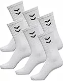 hummel Unisex Sportsocken im 6er Pack I weiß 36-40