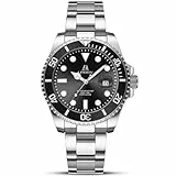 LN LENQIN Herren Uhr Edelstahl Uhren Herren wasserdichte Analog Quarzuhr Armbanduhrherren mit Datum Leuchtend Mode Freizeit Uhren für Männer