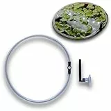 Schwimmring mit Saugnapf Befestigung SChwimmpflanzen Abgrezung Futterring Aquarium (15cm)