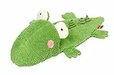 SIGIKID 39659 Badewannenspielzeug Krokodil, Stofftier für die Badewanne: Spiel & Spaß im Wasser beim Baden, für Kinder ab 12 Monaten, Grün/Krokodil 30x15 cm