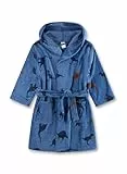 Sanetta Jungen 233562 Bademantel/Morningcoat, Blau, 128 EU