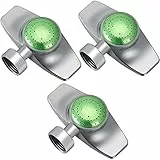 Honoson 3 Stück 8087631001 Kreismuster Spot Sprinkler Metall Circular Spot Sprinkler 360 Grad Square Circle Pattern Sprinkler Rasen Garten Sprinkler für kleine Fläche Hof Rasen Garten Bewässerung grün