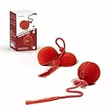 Cheerble 2 in 1 Interaktives Katzenspielzeug, Wicked Ball Duo2, Rot