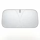 Tryagat 1 Stück Sonnenschutz Frontscheibe für Ford B-MAX GT KA Flex FREESTAR C-MAX Figo, Auto Windschutzscheibe Faltbar Abdeckung Element Zubehör,140cm*70cm