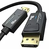 KabelDirekt – 8K DisplayPort Kabel & DP Kabel, mit spezieller A.I.S. Schirmung & offizieller VESA Zertifizierung – 2m (für DP 1.4 Gaming-PC/Laptop/Grafikkarte/Monitor mit 4K@120Hz, 144Hz/165Hz/240Hz)