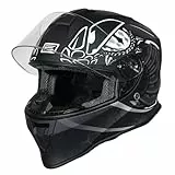ORIGINE On Road Integral-Motorradhelm mit ECE-Belüftung(Fighter MATT Titanium-Black, M)