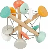 Small Foot Motorikspielzeug Kunterbunt aus Holz, Greifling für Kleinkinder, schult die Feinmotorik, ab 12 Monaten, 4775, Mehrfarbig