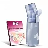 air up Flasche Twist Pro Starter Set Original, inkl Pods in 5 Geschmacksrichtungen I 600ml Trinkflasche mit Geschmack, zuckerfrei I spülmaschinenfest & BPA frei I in Blueberry
