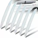QESSUVNC 6 Stück Autotür Kantenschutz, Türkantenschutz Auto Gummi Türkantenschoner Aufkleber Auto Türkantenschutz für Autotüren Kantenschutz Autotür für Rückspiegel, Türen, Türgriff (Transparent)