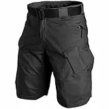 Wanderhose Herren-Running Classic Tactical Shorts Cargo Shorts Herren wasserdichte Schnell Trocknende Mit Mehreren Taschen,Kurze Hose für Outdoor-Wandern,Klettern,Camping,S-6XL