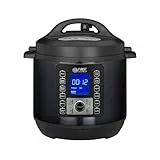 TZS First Austria - Elektro Schnellkochtopf 6L - 12 Auto-Programme - Multikocher 1000W Multicooker als Reiskocher, Dampfgarer, Crock Pot etc. - Elektrischer Multivarka Druckkochtopf inkl. Rezeptheft