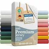 Laleni Premium Spannbettlaken 50x89 cm für Baby 2er Set Maxi | Oeko-TEX Zertifiziert | Beistellbett Stubenwagen Bezug 100% Baumwolle | Bettwäsche | Weiß