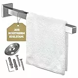 MASYD® Premium Handtuchhalter aus Edelstahl – Rostfrei, stabil & hochwertig in Chrom – Die Elegante Handtuchhalterung
